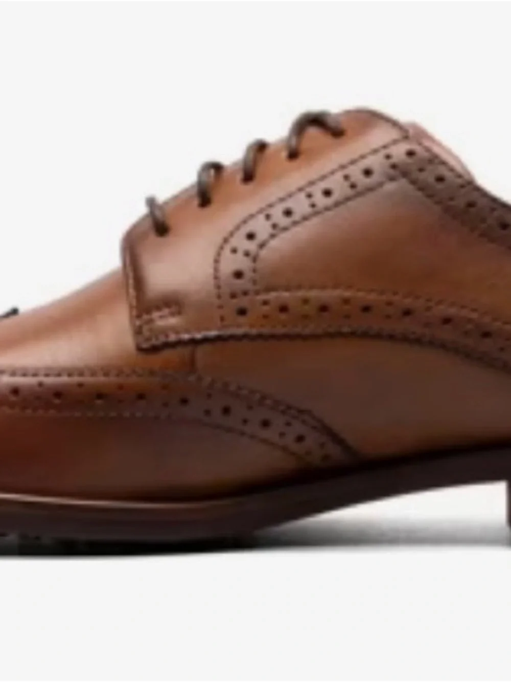 Florsheim Brown Leather Wingtip Derby